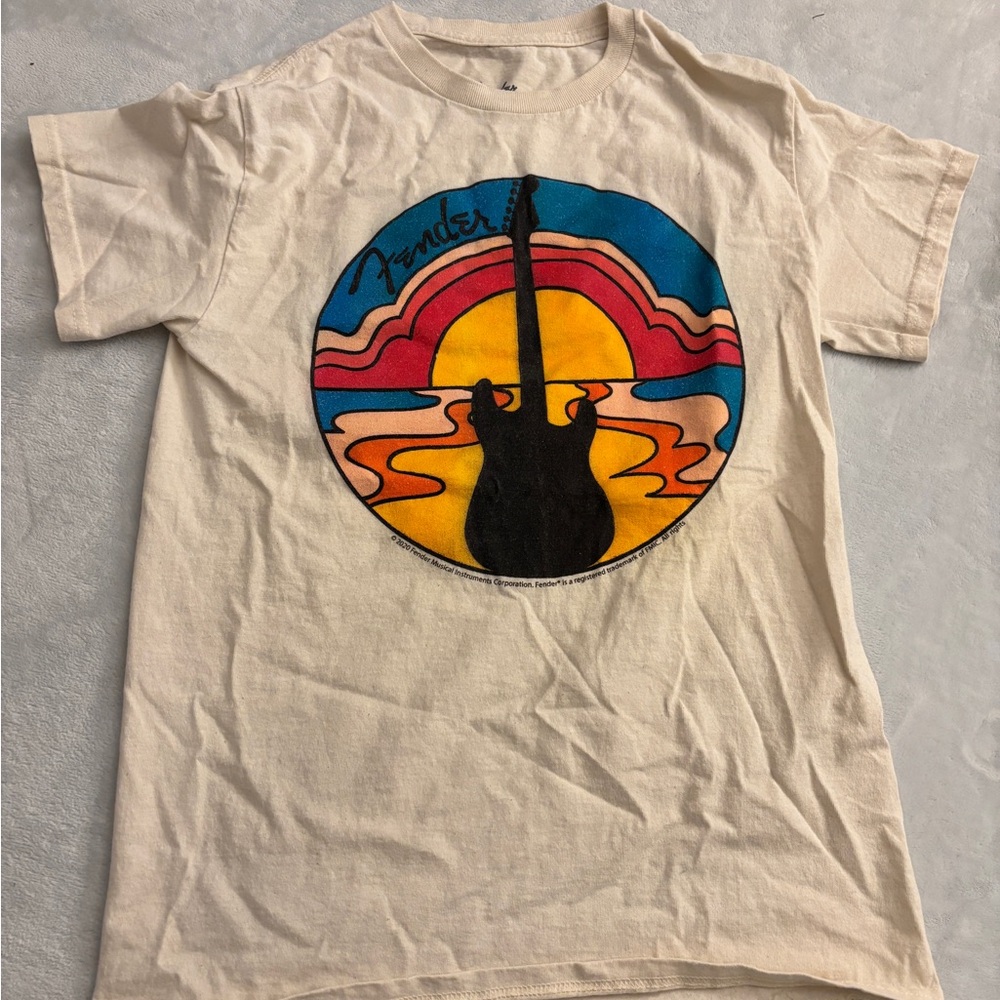 Pacsun x Fender Trendy Graphic Tee